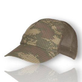 TR Field Cap - Ripstop - With Mesh Insert - Turkish Army Military Surplus - OD Green/Turkish M2008 Camouflage - Like New        