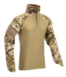 LYCRA & MESH COMBAT SHIRT - Multiland