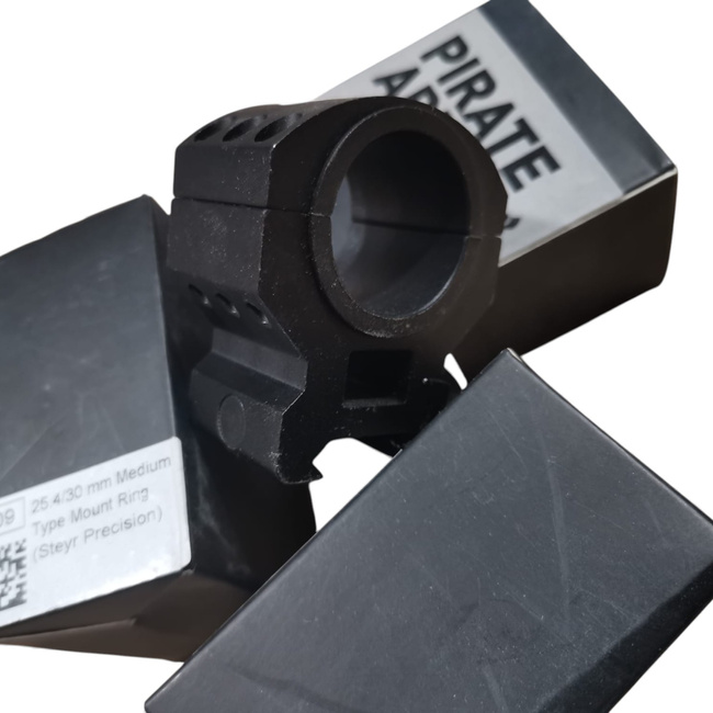 Aluminum Mount Ring - 25.4 mm / 30 mm - Black - Pirate Arms (Steyr Precision)