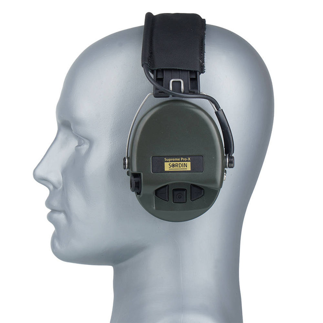 Supreme Pro-X Earmuff - Green - 75302-X/L-S - Sordin