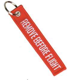 KEY RING - REMOVE BEFORE FLIGHT
