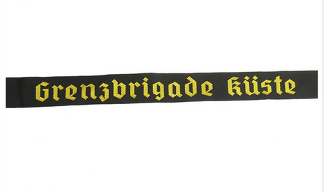 East German ′Grenzbrig.küste′ Cap Ribbon