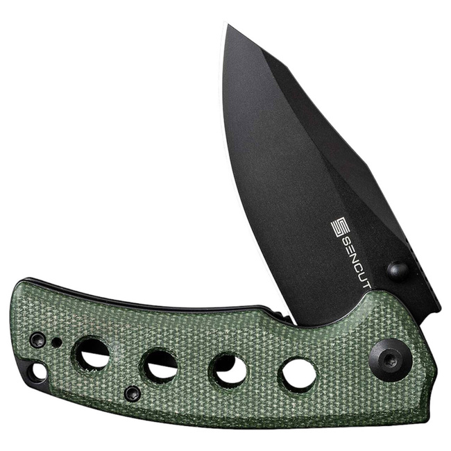 Pocket knife SENCUT Excalis Micarta Green