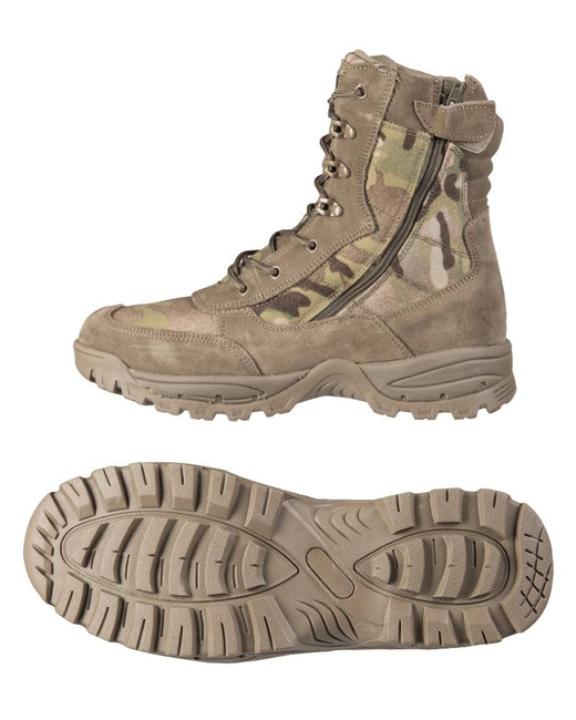 TACTICAL BOOTS - YKK® ZIPPER - Mil-Tec® - MULTICAM®