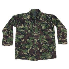 GB SMOCK JACKET - RIP STOP - DPM CAMO - MILITARY SURPLUS - USED