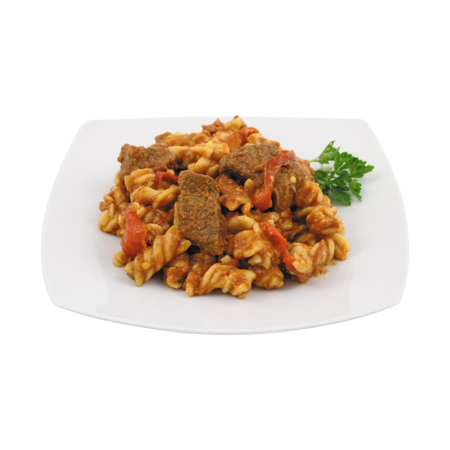 CANNED HUNGARIAN BEEF GOULASH WITH NOODLES - 400 G - SHELF LIFE 10 YEARS - MFH®