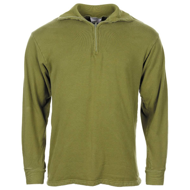 Long-sleeve shirt Norgie - Military surplus from the British Army - OD green - Used