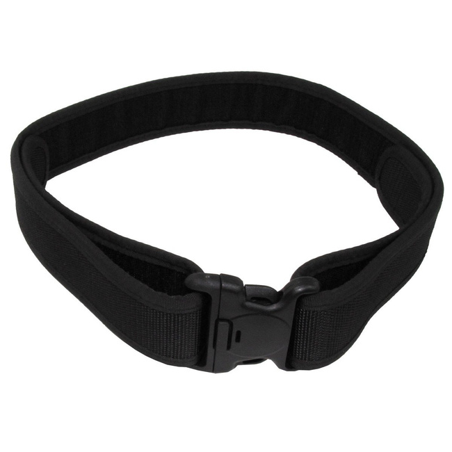 TACTICAL BELT - "SECURITY" - 55 MM - MFH® - BLACK