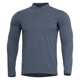 LONG SLEEVE SHIRT - "ROMEO HENLEY" 2.0 - PENTAGON® - CHARCOAL BLUE