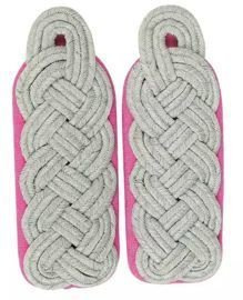 German WWII Pink Epaulets Officer Major