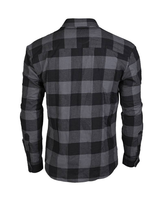 LIGHT FLANNEL SHIRT - Mil-Tec - BLACK/GREY