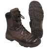 Brit.Combat boots, brown, nylon/leather, used