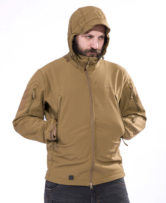 WATERPROOF RAIN JACKET - ARTAXES SOFTSHELL - PENTAGON - MIDNIGHT BLUE