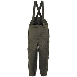 AUSTRIAN BH THERMAL PANTS WITH SUSPENDER - OD GREEN - USED