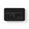 AR-15 Patch - 3D PVC - Black - M-TAC