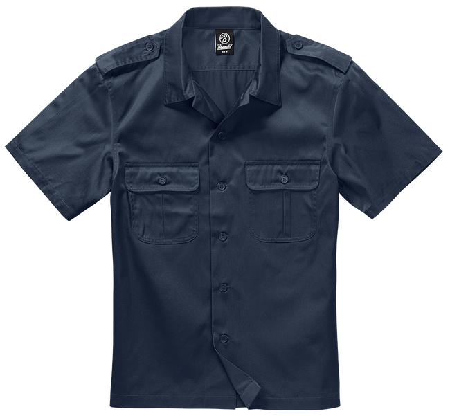 US shirt with short sleeves - Navy Blue - Brandit