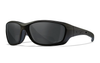 SUNGLASSES - WX GRAVITY - POLARIZED GREY LENSES, MATTE BLACK FRAME - Wileyx
