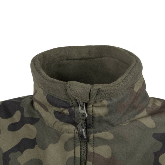 FLEECE JACKET - POLISH INFANTRY - Helikon-Tex® - BLACK/PL WOODLAND