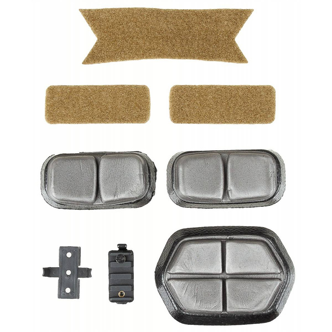 US Helmet - "FAST-paratroopers" - ABS-plastic - rails - Coyote Tan - MFH