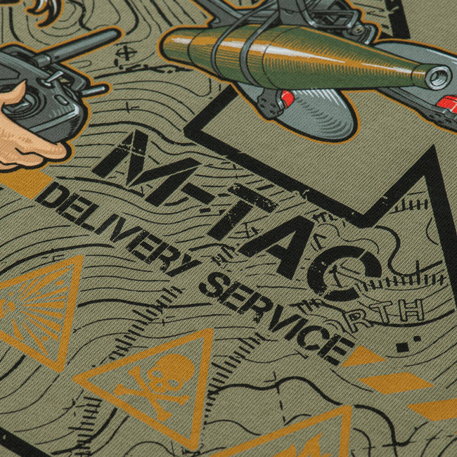 T-SHIRT DELIVERY SERVICE - LIGHT OLIVE - M-TAC