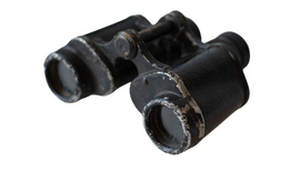 MILITARY BINOCULARS 8x30 IOR - ROMANIAN ARMY SURPLUS - NOT USABLE