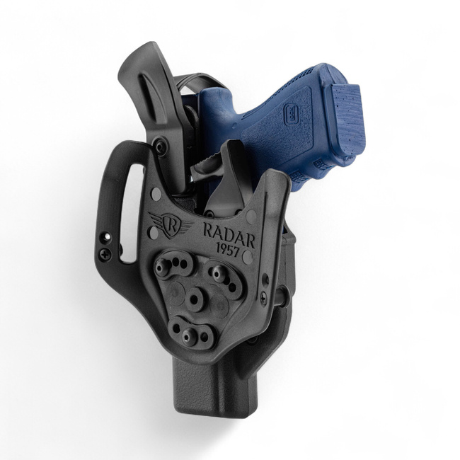 Tactical pistol holster - Radar 1957 Level 5 - Holster 2-Fast Extreme for Glock 17/19 - left-sided - Black