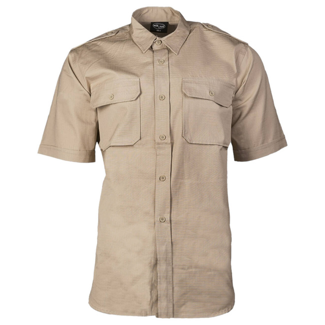 KHAKI Short SLEEVE TROPICAL SHIRT