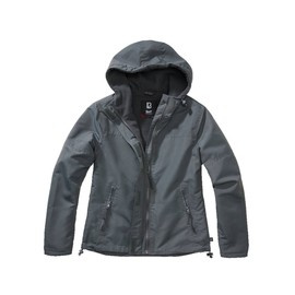LADIES JACKET - FRONTZIP WINDBREAKER - ANTHRACITE - BRANDIT