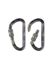Woodland 80 mm Tactical Carabiner (Pair)