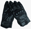TACTICAL Black LEATHER GLOVES