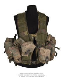 BELGIAN CAMO MODULAR VEST WITH POCKET USED