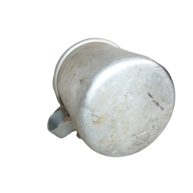 SMALL ALUMINIUM DRINKING CUP FOR BULGARIAN SOLDIER - WWII - LIKE NEW