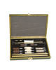 UNIVERSAL WEAPON CLEANING KIT - WITH CLEANING ACCESSORIES AND WOODEN BOX - Mil-Tec
