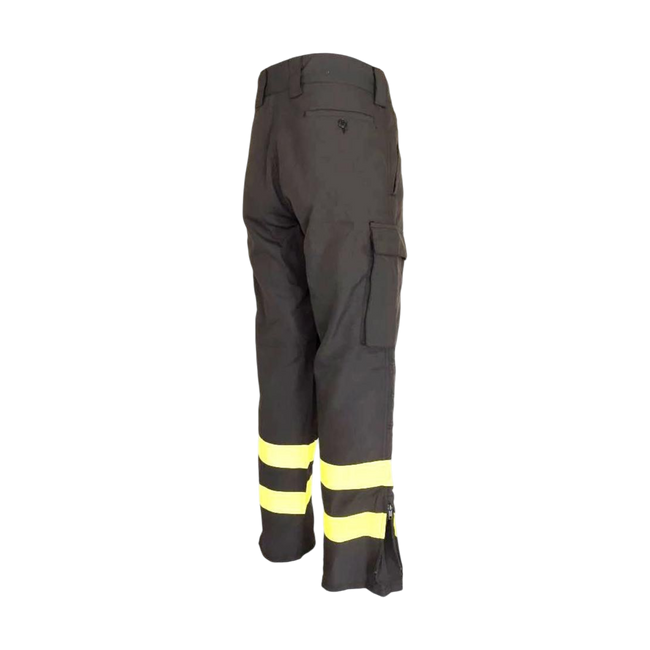 Firefighter pants with reflective strips - 100% cotton - Military surplus from the German army - Used