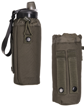 BOTTLE COVER WITH MOLLE SYSTEM - Mil-Tec - OD GREEN
