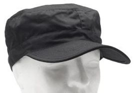FIELD CAP ELASTIC US ARMY BLACK (RIP-STOP)