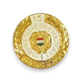IM Badge 104 - Prison Service Guard for 15 Years of Service - Hungary Army Military Surplus - Like New
