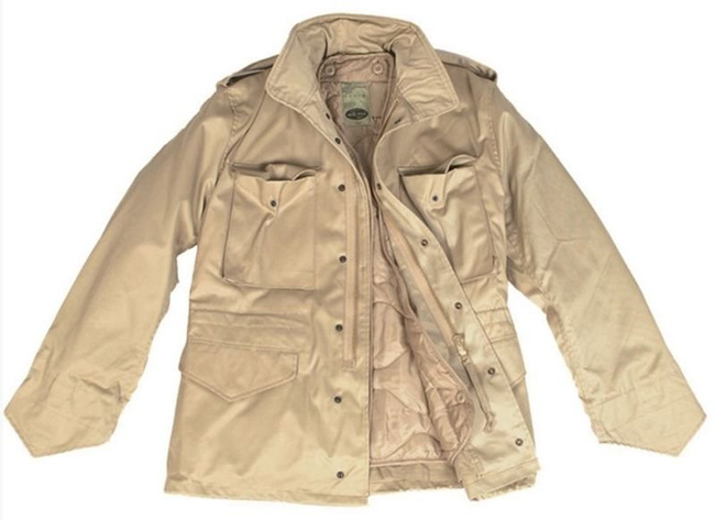 FIELD JACKET WITH LINER M65 - US STYLE - Mil-Tec - KHAKI