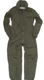 GERMAN FLIGHT COVERALL - SAGE GREEN - MILITARY SURPLUS - USED