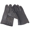 Original Leather Gloves, Unlined - German Army Bundeswehr Military Surplus - Grey - Used