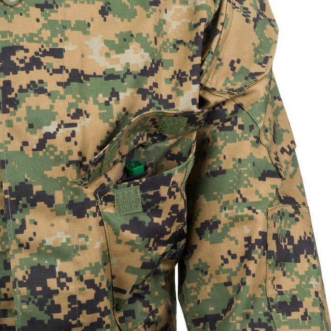 USMC Shirt - PolyCotton Twill - USMC Digital Woodland