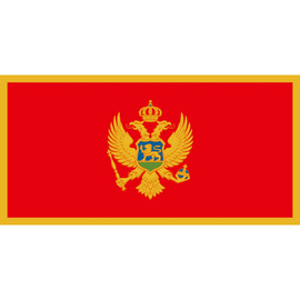 FLAG - 90 x 150 CM - MONTENEGRO - NEW