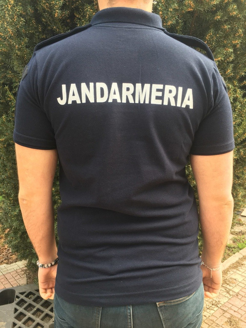 Polo T-Shirt, Navy Blue Gendarmerie