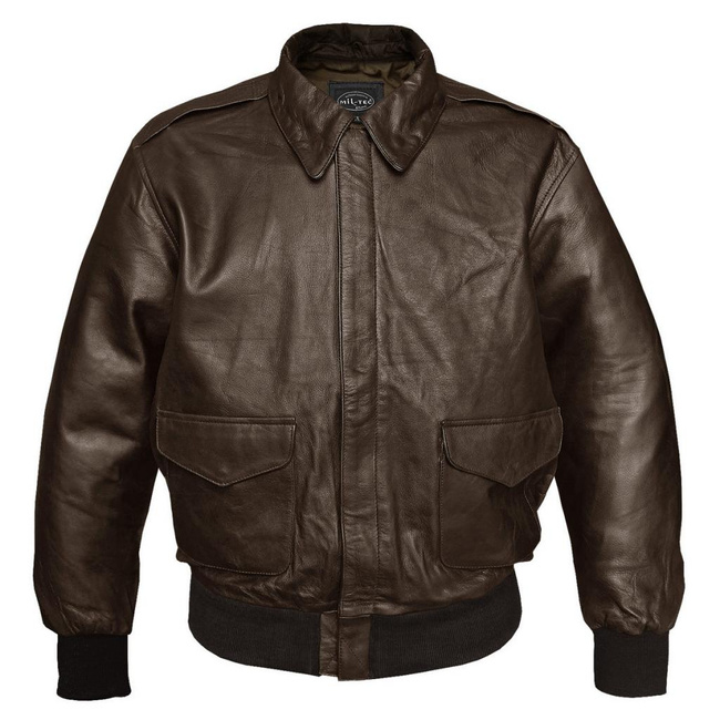 US Brown A2 LEATHER FLIGHT JACKET