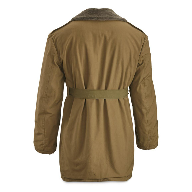 PARKA WITH REMOVABLE FUR COLLAR AND LINING - MILITARY SURPLUS ROMANIAN ARMY - USED