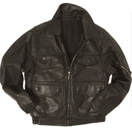BGS LEATHER JACKET - MOD. I - BLACK - USED