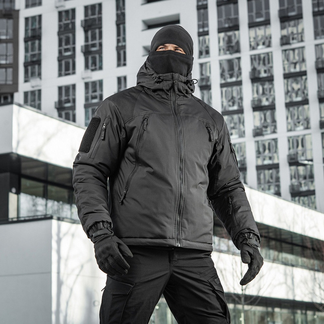 Winter Jacket for Temperatures Down to -20 Degrees Celsius - Alpha Gen.III Pro Primaloft - Black - M-Tac