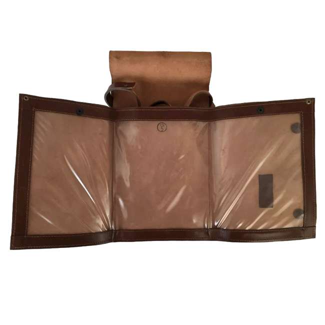 Imitation leather bag - Map  case military from RSR period - Surplus Romanian Army - Like NEW