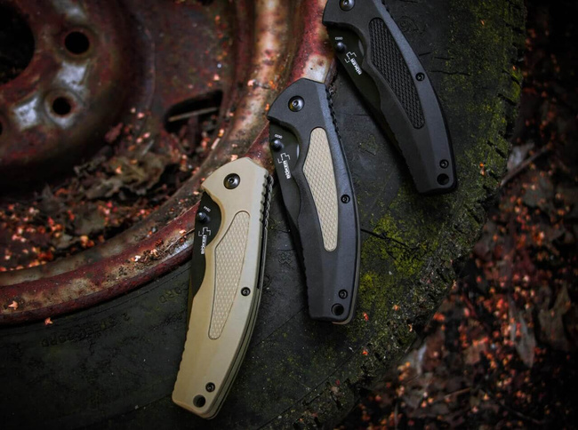 POCKET KNIFE GEMINI NGA BK COYOTE - BOKER PLUS