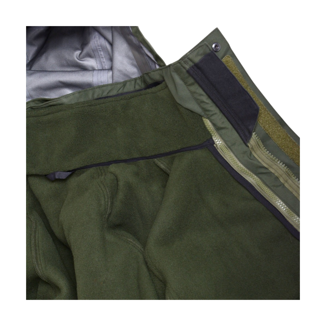 Waterproof jacket with removable fleece lining - Green - Used